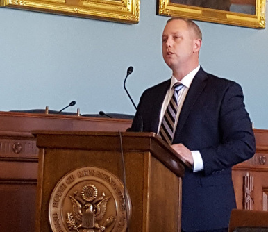 Dr. Christopher Seabury represents Texas A&M University at Congressional briefings in Wasinghton, DC.