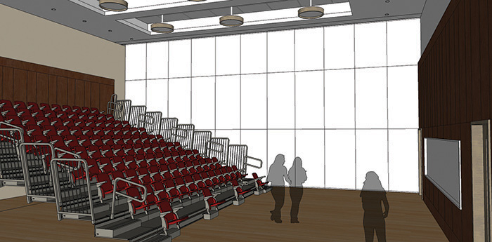 Artist's rendering of new classroom space