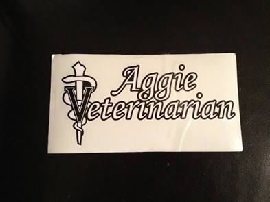 SVDC_car_decal_AggieVeterinarian_script SVDC_car_decal_AggieVeterinarian_script
