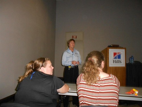 Dr. Deb Zoran leads a discussion on Veterinary Emergency Response on Friday. Dr. Deb Zoran leads a discussion on Veterinary Emergency Response on Friday.