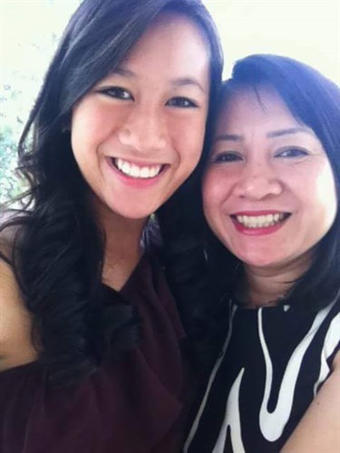 Chau and her mom