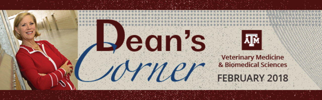 February Dean's Corner banner
