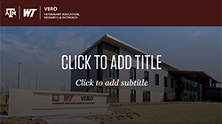 view of vero photo title slide powerpoint presentation template