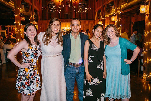 Alicia Robinson with friends