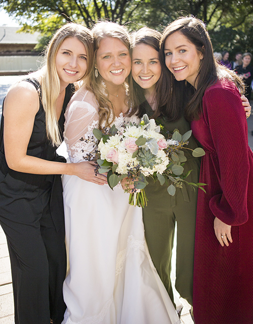 Katie Burchfield at her wedding