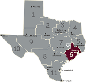 Region 6 area of Texas