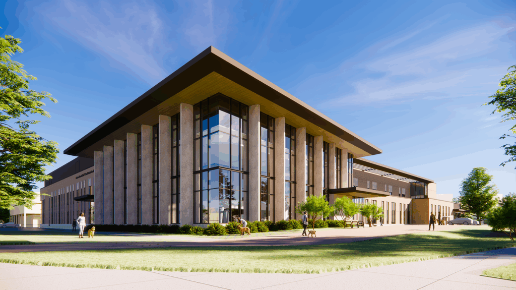 Rendering of the Linda & Dennis Clark '68 Small Animal Teaching Hospital