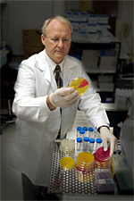 Dr. Garry Adams conducts cutting edge research