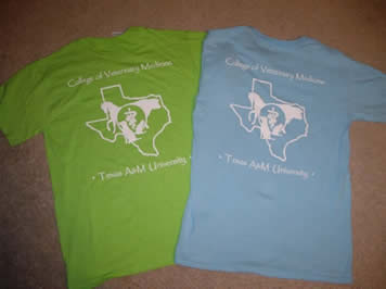 College of Veterinary Medline T-Shirt Green and Blue