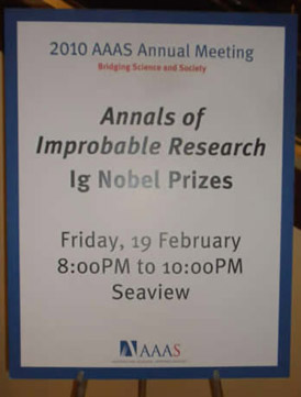 2010 AAAS Anual Meeting - Ig Nobel Awards