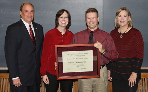 From left: Porter S. Garner III, Dr. Sharon Kerwin, Dr. Mark Stickney, and Dr. Eleanor Green