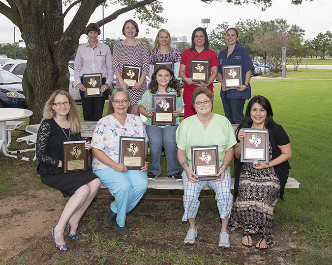 2014 Staff Award Winners (not pictured: Tina Lilly)