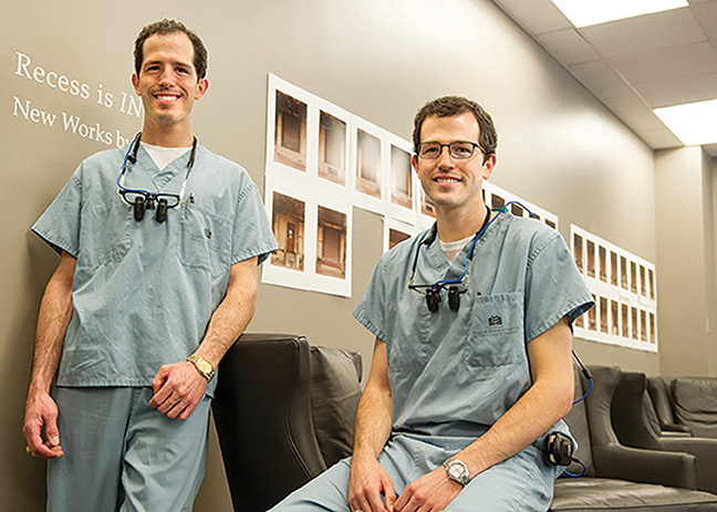 Patrick and Austin Hodges (Photo courtesy of the Texas A&M Health Science Center)
