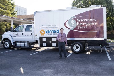 VET Truck getting ready to travel