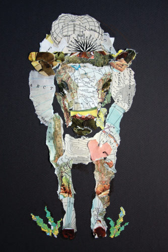 cow collage art by Jenny Good
