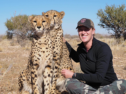 Caitlin Curry with Cheetahs