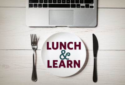 CET Lunch & Learn workshop ad