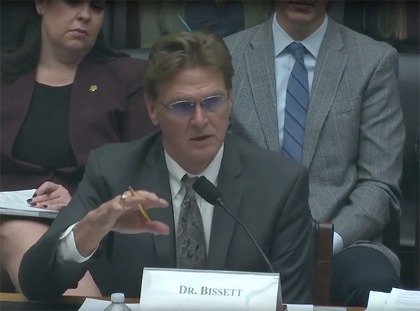 Dr. Wesley Bissett during his testimony