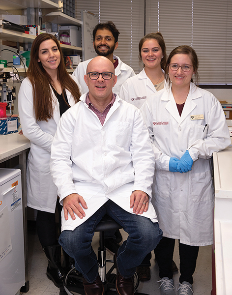 Dr. Michael Golding and others in his lab