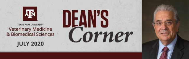 CVMBS July 2020 Dean's Corner header