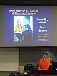 A presentation on search and rescue dogs