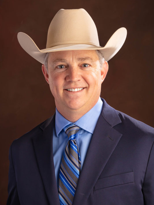 Craig Huffhines in a cowboy hat