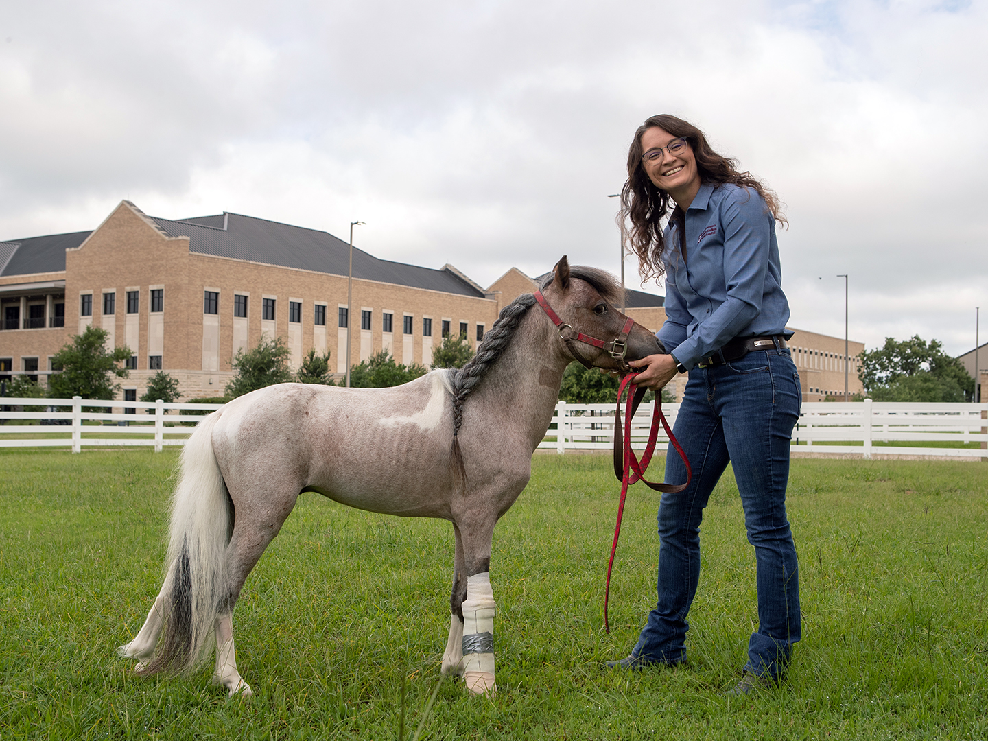 Jeffery with Dr. Kati Glass