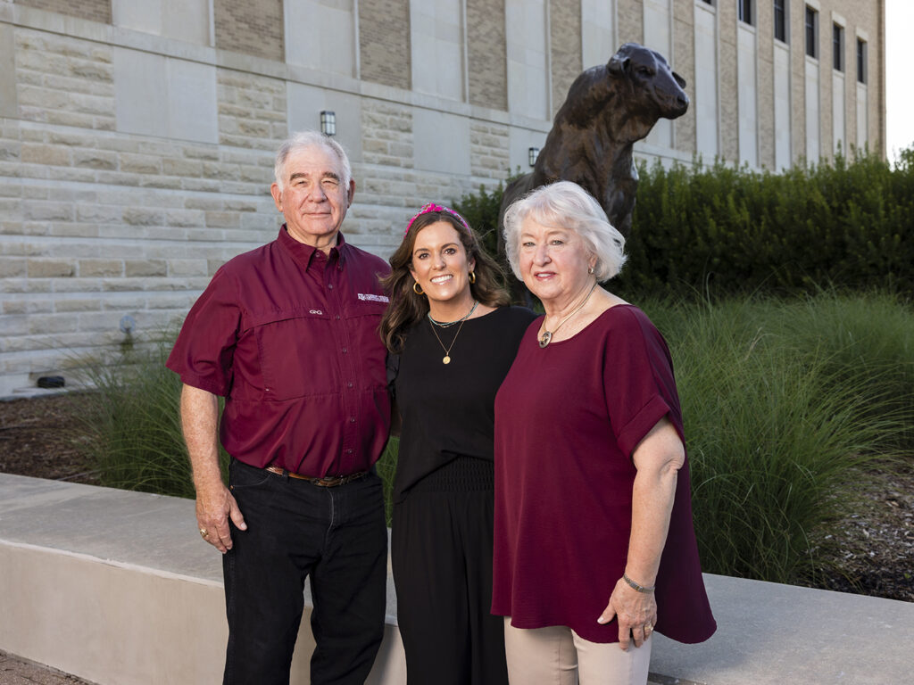 The Turners with Linzy Woolf,
Senior Director
of Development