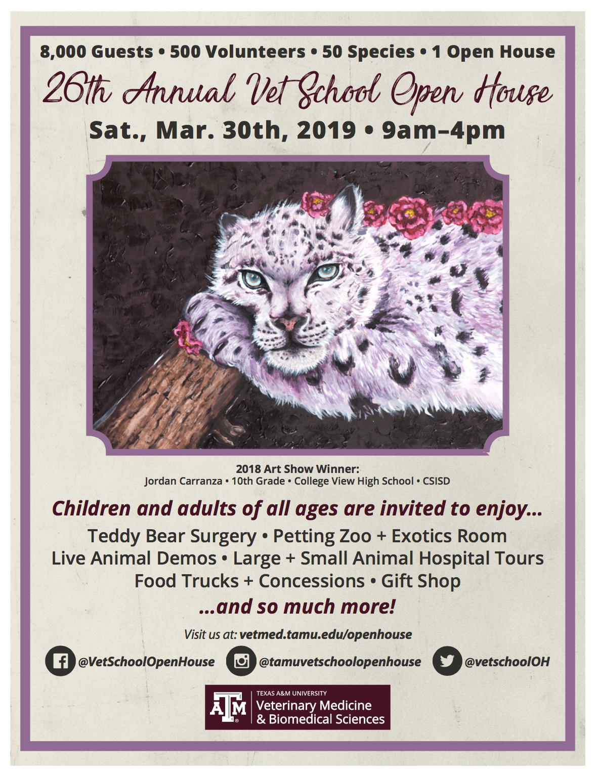 2019 Open House Flyer