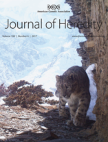 September 2017 cover of Journal of Heredity