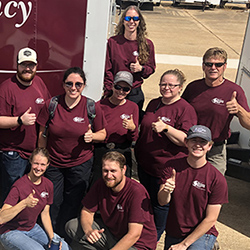 Part of VET Team before heading out to Cameron County in 2019